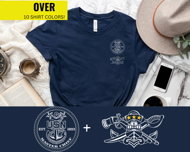 Navy Master Chief SWCC Qualification T-Shirt - Black & White Collection